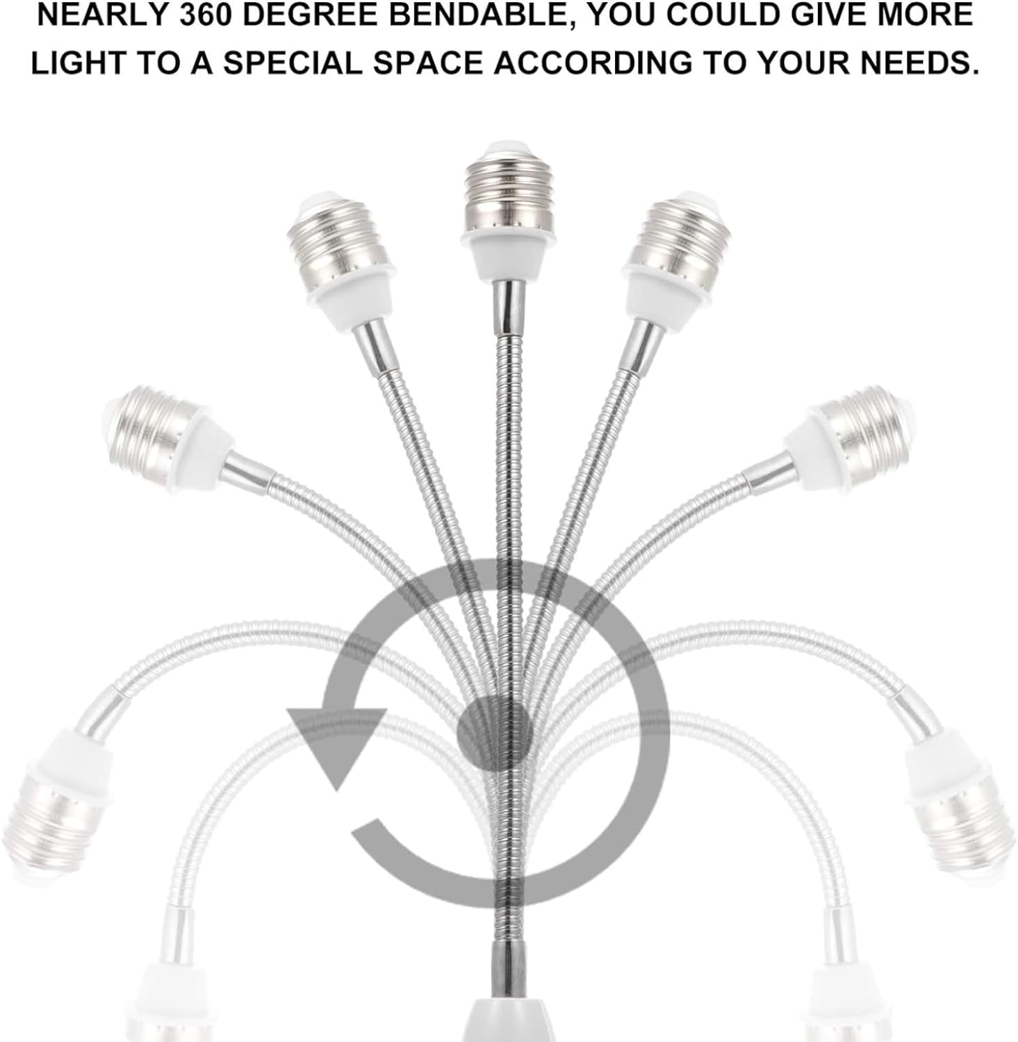 Technical Reply. Light Socket Extender, E27 Flexible Gooseneck ...