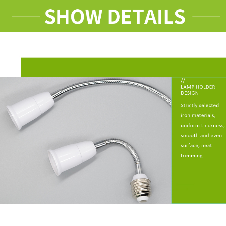 Technical Reply. Light Socket Extender, E27 Flexible Gooseneck ...