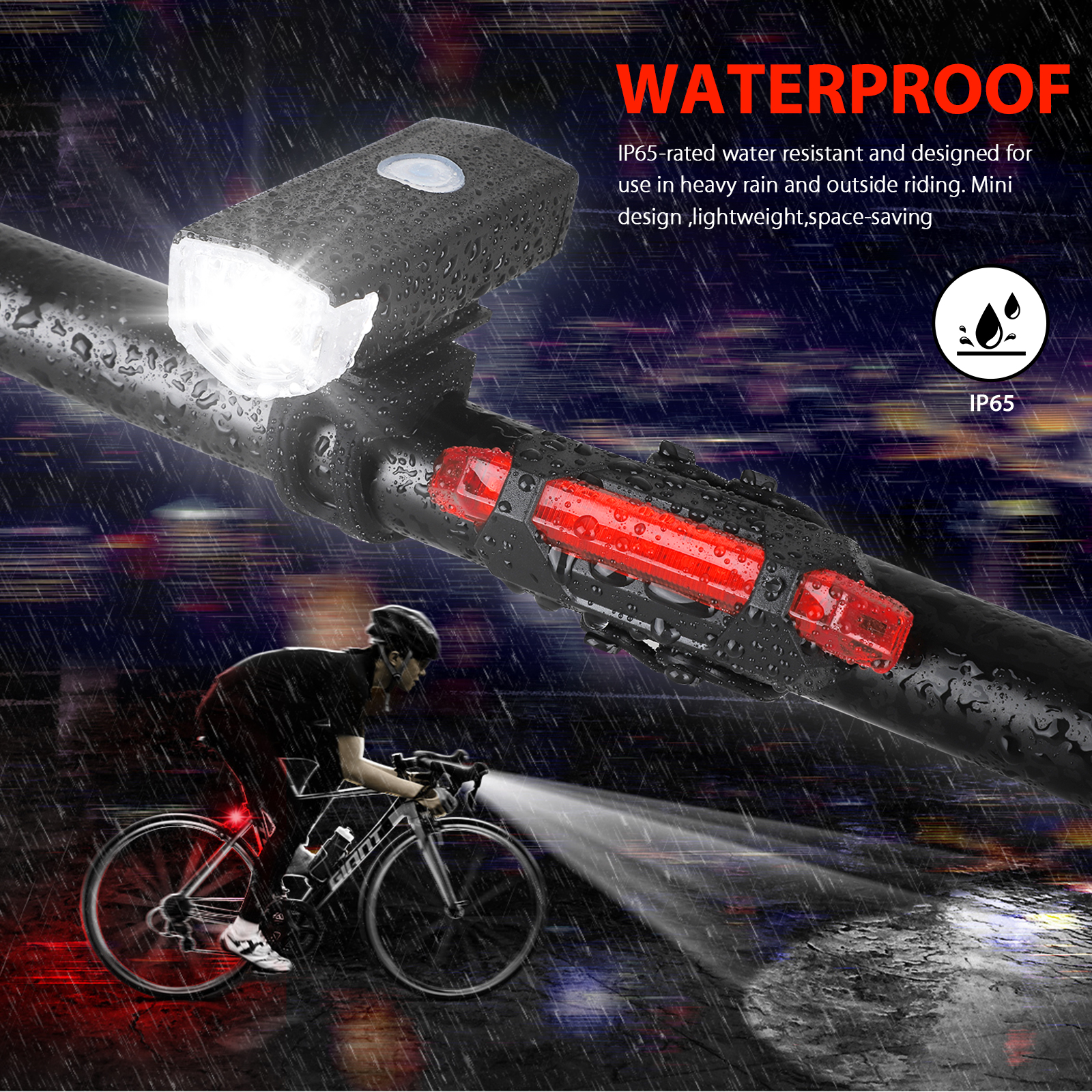 Technical Reply. Bike Bicycle Light USB LED Rechargeable Set Mountain ...
