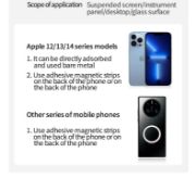 Picture of Magnetic Suction Vacuum Cup Mobile Phone Holder Car 360 Rotation Foldable Cell Stand For Magsafe