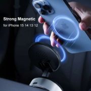 Picture of Magnetic Suction Vacuum Cup Mobile Phone Holder Car 360 Rotation Foldable Cell Stand For Magsafe