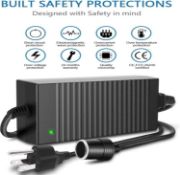 Picture of AC to DC Converter 100V ~ 240V to 12V 12A 144W Power Supply Adapter Car Cigarette Lighter