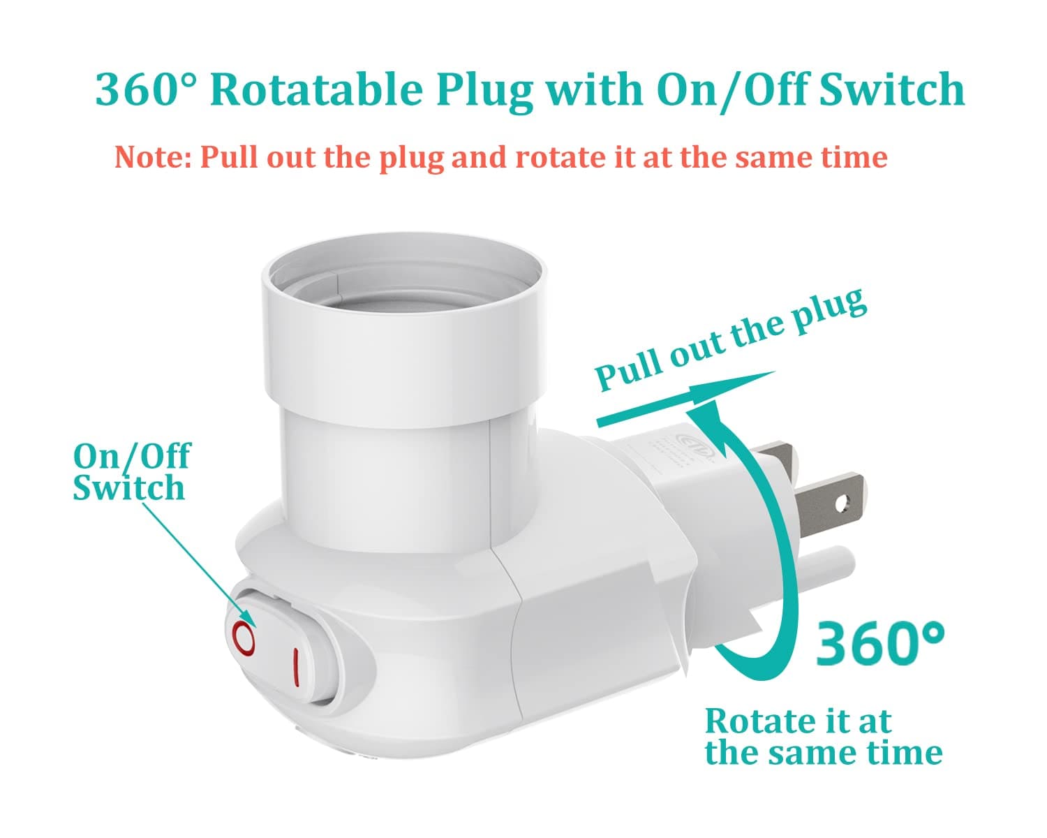 Technical Reply. Plug in Light Socket, Outlet to Light Socket Adapter 3 ...