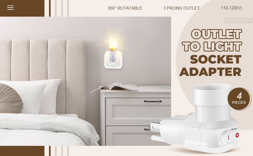 Technical Reply. Plug in Light Socket, Outlet to Light Socket Adapter 3 ...