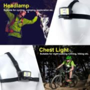 Picture of Headlight LED 2-Way 7 Modes 1000 Lumens Super Bright USB Rechargeable Headlight