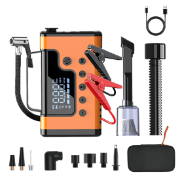 Picture of 59200mWh Car Jump Starters with Air Compressor, Portable Car Battery Booster, Clean Vacuum Cleaner, 12V Lithium Ion Battery Charger, 150PSI Tire Inflator