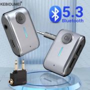 Picture of Hands Free AUX Car Bluetooth Receiver Portable Mini BT 5.3 Receiver Car Audio Adapter