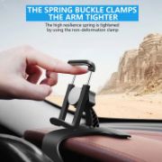 Picture of Universal Car Air Vent Phone Mount Long Arm Strong Suction Solid Durable Universal Cell Phone Holder for Car