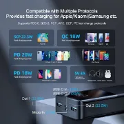 Picture of JOYROOM 22.5W Power Bank 30000mAh, Li-polymer battery capacity: 30000mAh 3.7V (111Wh)