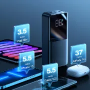 Picture of JOYROOM 22.5W Power Bank 30000mAh, Li-polymer battery capacity: 30000mAh 3.7V (111Wh)