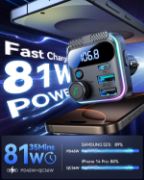 Picture of JOYROOM JR-CCB01 48W Dual-Mic Car Wireless FM Transmitter