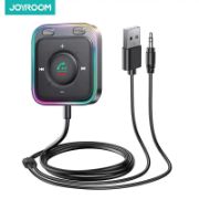 Picture of Joyroom Car Adapter Bluetooth 5.3 Enhanced Dual Mics ENC Noise Cancellation 3.5mm AUX Adapter Bluetooth Wireless Receiver