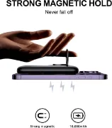 Picture of JOYROOM JR-W050 20W Magnetic Suction Ring Holder Wireless Charging Power Bank 10000mAh