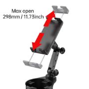 Picture of 2-in-1 Extendable Base Car Cup and Phone/Tablet Holder Large Mobile Car Mount Easy Extendable PC Holder