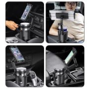 Picture of 2-in-1 Extendable Base Car Cup and Phone/Tablet Holder Large Mobile Car Mount Easy Extendable PC Holder