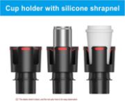 Picture of 2-in-1 Extendable Base Car Cup and Phone/Tablet Holder Large Mobile Car Mount Easy Extendable PC Holder