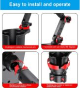 Picture of 2-in-1 Extendable Base Car Cup and Phone/Tablet Holder Large Mobile Car Mount Easy Extendable PC Holder