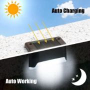 Picture of Solar Lights Outdoor Waterproof, Solar Step Lights for Decks Pathway Yard Stairs Fences (Cool White)