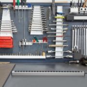 Picture of  24 Outlet Long Power Strip, Heavy Duty Metal Socket Power Strip, Aluminum with 3-Foot Extension Power Cord, UL Certified