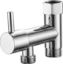 Picture of  Brass Bidet T Adapter with Shut Off Valve 7/8" -15/16" 1/2" 3 Way Toilet Bidet Connector for Bidet Attachment  