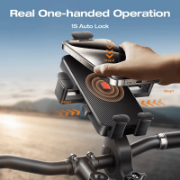 Picture of JOYROOM JR-OK7 Bike Handlebar Phone Holder Shockproof Bicycle Cellphone Bracket - 4.7"-6.8"