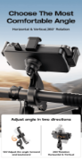 Picture of JOYROOM JR-OK7 Bike Handlebar Phone Holder Shockproof Bicycle Cellphone Bracket - 4.7"-6.8"
