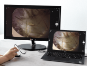 Picture of 3R-MJL03 Portable LED Microscope, Magic Magnifying Loupe with R/Image Storage, 7x, 11x, and 15x Zoom, Equipped with 2.1-inch LCD, Compact Design, Exclusive Case Included, Parts, Metal, Circuit