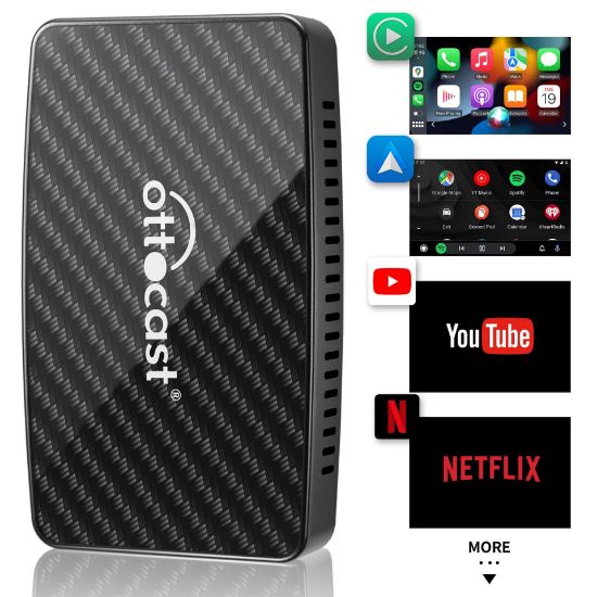 Picture of OTTOCAST Android 12 Play2 Video Pro Car play Ai Box Wireless Android Auto Adapter Built in You tube Netflix