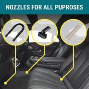 Picture of  Car Vacuum Cleaner - Portable Handheld Mini Vacuum Cleaner, 16ft Cord, Bag, & Attachments