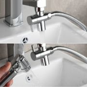 Picture of  Brass Sink Valve Diverter Faucet Splitter for Kitchen or Bathroom, Faucet Adapter 3 Way Faucet Diverter Valve, Sink Faucet Replacement Part