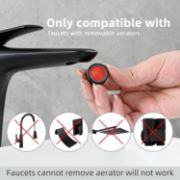 Picture of  Brass Sink Valve Diverter Faucet Splitter for Kitchen or Bathroom, Faucet Adapter 3 Way Faucet Diverter Valve, Sink Faucet Replacement Part