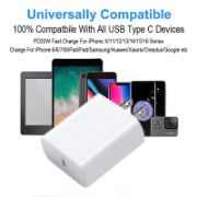 Picture of ETL FCC Certified US USBC Power Adapter PD 20W USB Type C Fast Charging Charger