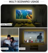 Picture of USB Pure white or Warm LED color LED light strip, safety voltage 5V, LED light strip, LED light strip with switch