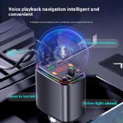 Picture of Y10 Car Charger FM Transmitter Bluetooth-Compatible MP3 Player with Retractable Type C + iP Cable