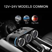 Picture of Quick Charge Car Charger High Quality Dual USB Car Cigarette Lighter Socket Splitter Adapter