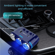 Picture of Quick Charge Car Charger High Quality Dual USB Car Cigarette Lighter Socket Splitter Adapter