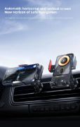 Picture of  F-18 Auto-Sensing Car Wireless Charger | Electric Rotating Mount | Ambient Light |  Electric Rotating Mount 