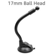 Picture of 17mm Ball Head Suction Cup Base for Car Dashboard Cell Phone Holder Universal Car Windshield Mobile Phone Mount Accessories