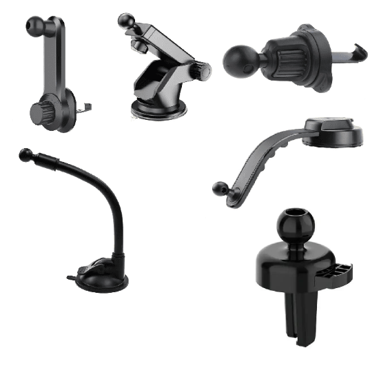 Picture of 17mm Ball Head Suction Cup Base for Car Dashboard Cell Phone Holder Universal Car Windshield Mobile Phone Mount Accessories