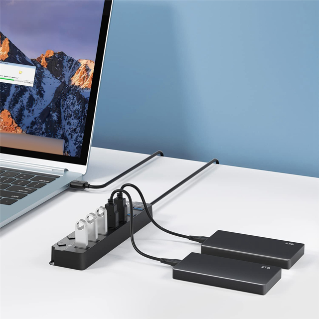 Technical Reply. 1.2 Meter Cable 7-Port USB 3.0 Hub with One-to-Seven ...