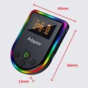 Picture of FM LED Display HIFI Music MP3 Player Wireless Audio Adapter Car Wireless FM Transmitter and Receiver