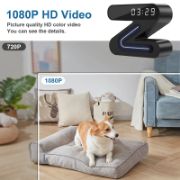 Picture of WiFi Smart Clock Camera: Full Color Night Vision, Motion Detection, 1080P Security Camera with Long Battery Life