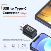 Picture of USB-C to USB-A 3.2 Adapter 10Gbps Female to USB A Male Adapter Cable, USB C to USB A Adapter 
