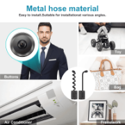 Picture of X7-Wifi or 4G Regular Lens with Metal Hose 2.4GHz, Mini Network Camera, Built-in 2000mAh li-ion battery