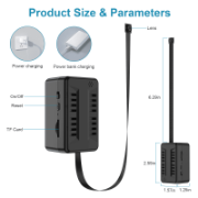 Picture of X7-Wifi or 4G FLAT Lens with Fabric Hose 2.4GHz, Mini Network Camera, Built-in 2000mAh li-ion battery
