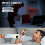 Picture of X7-Wifi or 4G FLAT Lens with Fabric Hose 2.4GHz, Mini Network Camera, Built-in 2000mAh li-ion battery