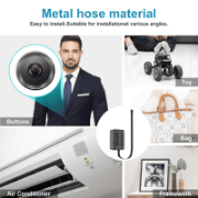 Picture of X7-Wifi or 4G FLAT Lens with Fabric Hose 2.4GHz, Mini Network Camera, Built-in 2000mAh li-ion battery