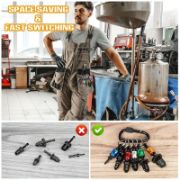 Picture of 6/12/18 Piece Bit Holders 1/4 Socket, Hex Shank Screwdriver Bit Holder for Impact Driver Drill Bit Keychain Extension Bar Quick Release