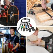 Picture of 6/12/18 Piece Bit Holders 1/4 Socket, Hex Shank Screwdriver Bit Holder for Impact Driver Drill Bit Keychain Extension Bar Quick Release