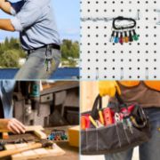 Picture of 6/12/18 Piece Bit Holders 1/4 Socket, Hex Shank Screwdriver Bit Holder for Impact Driver Drill Bit Keychain Extension Bar Quick Release